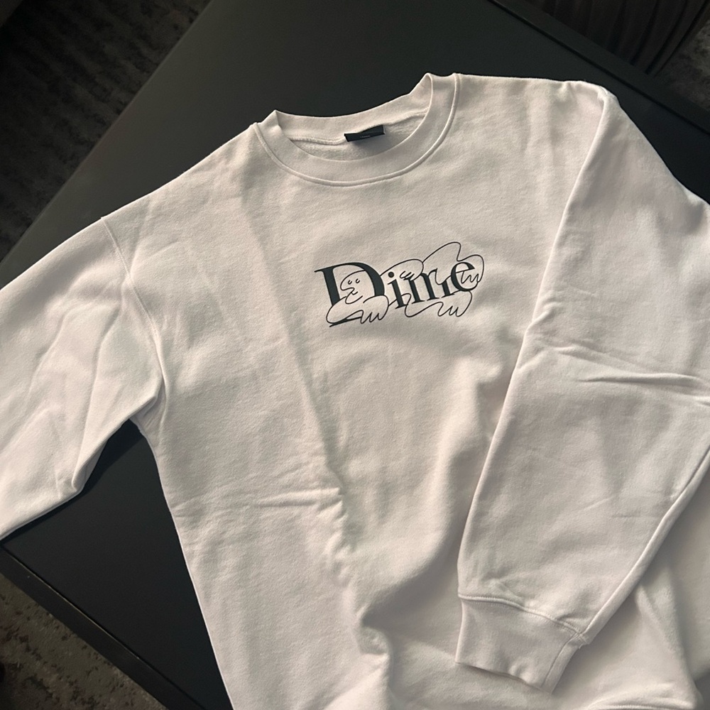 Dime White crewneck